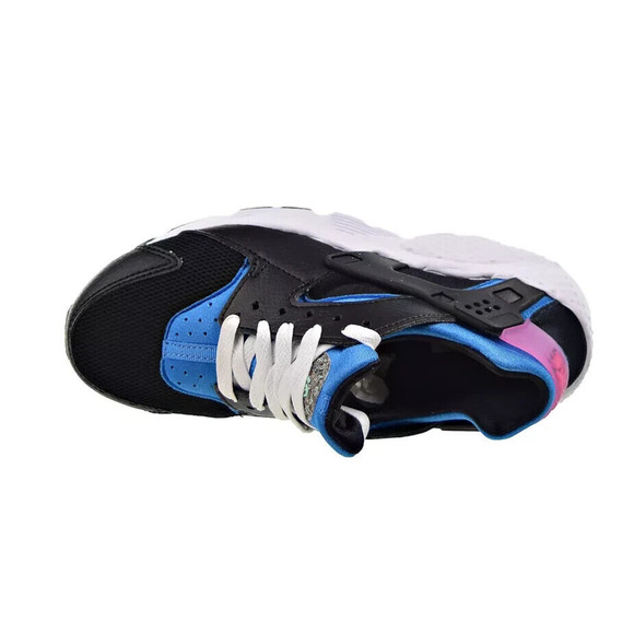 Nike Huarache Run (GS) Big Kids' Shoes Black Blue Pink DR0166-001 Size 4.5 Youth - Picture 5 of 9